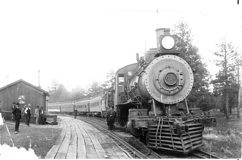 Historic steam train