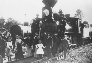 First Passenger Train - 09-17-1901
