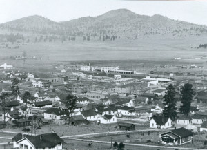 Overlooking Williams, AZ and Depot - ca.1925