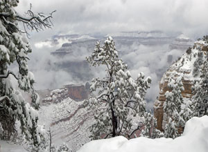 Grand Canyon in winter - ca.1925