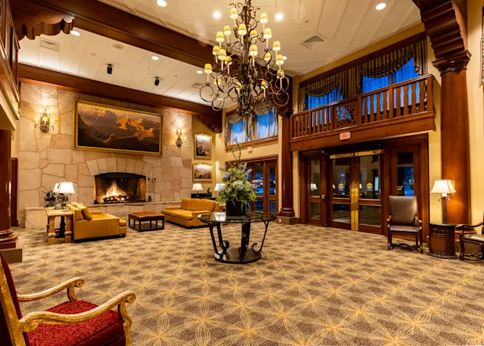 Lobby of Grand Canyon Railway Hotel