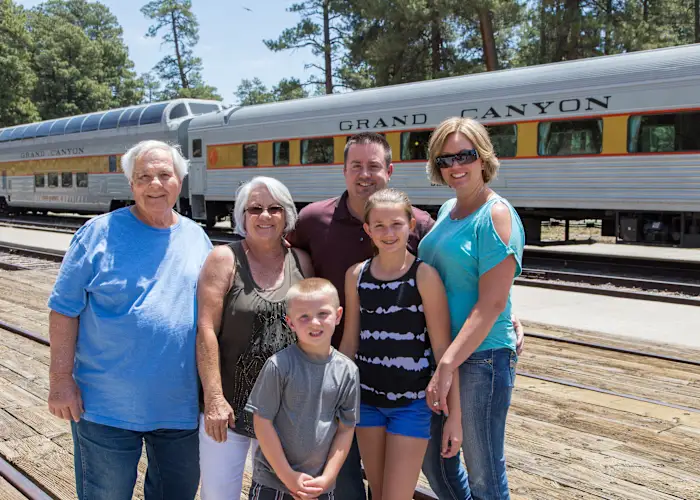 family at Grand Canyon